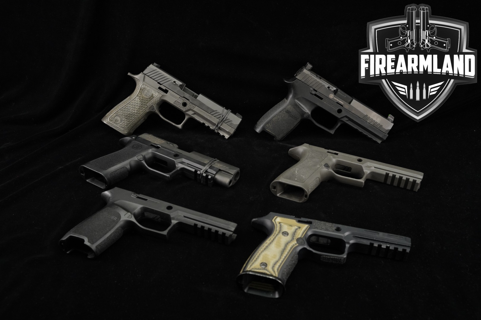 Sig Sauer P320 Parts Kit SIX 6 Grip Modules & Three 3 Slides 9mm P 320-img-0
