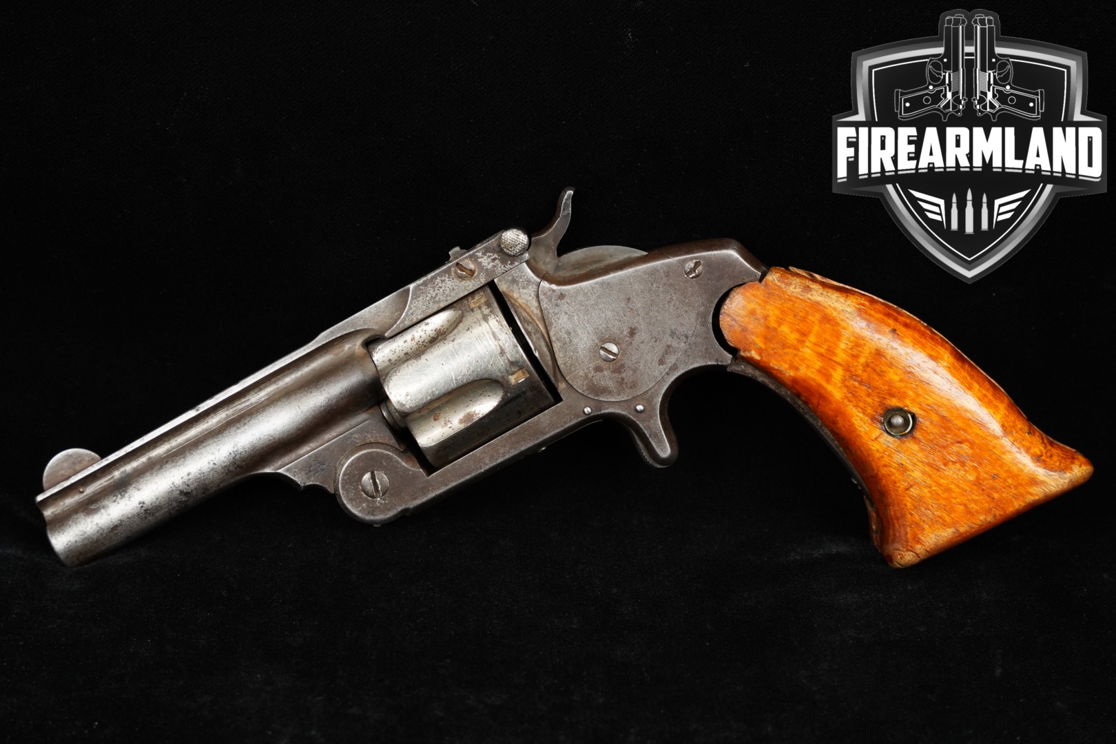 1877-1880 Smith & Wesson (S&W) .38 Single Action Second Model .38 S&W Blued in Fair Condition Thumbnail