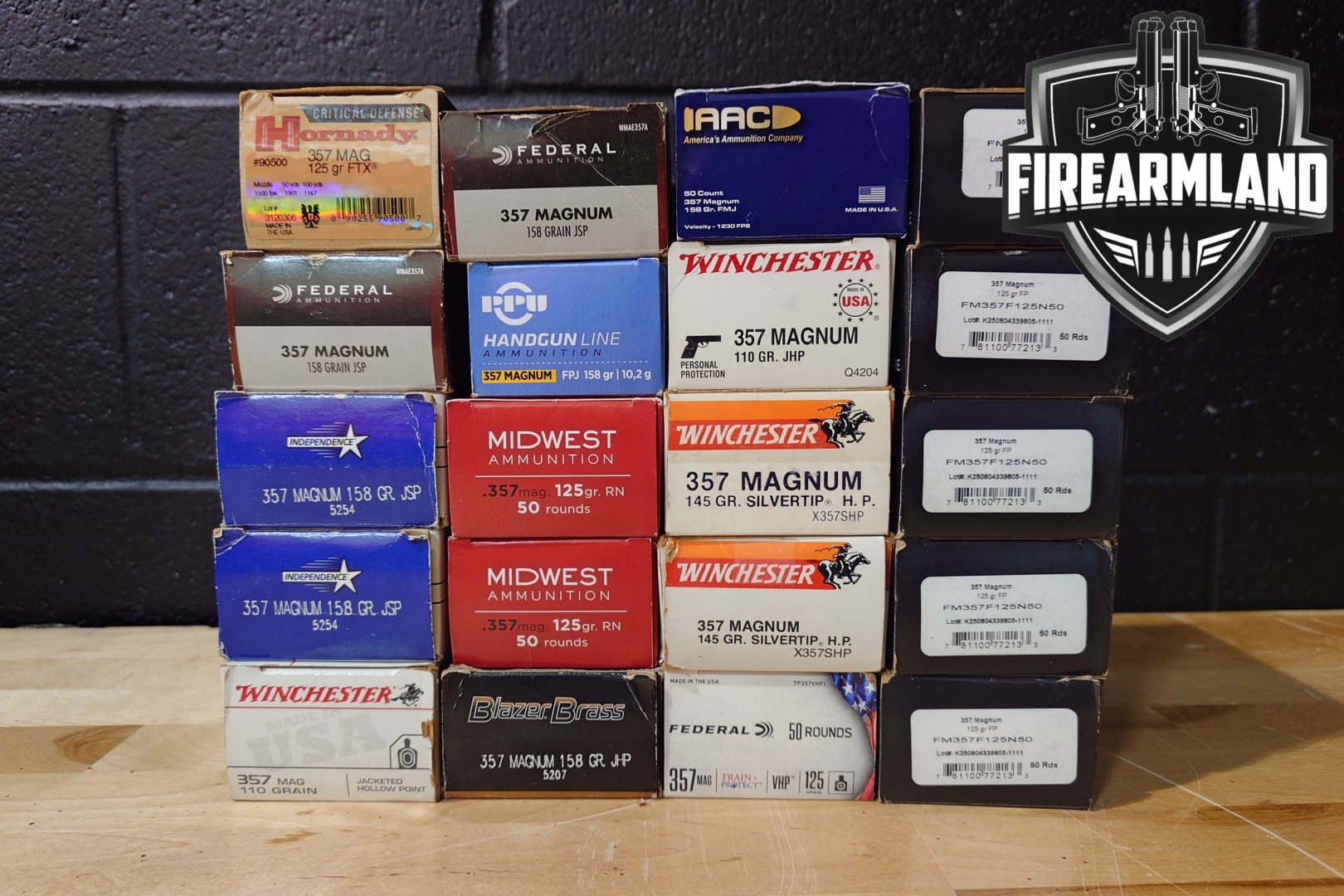 Multiple Manufacturers 357 Magnum Ammo .357 Mag. in New - Old Stock Condition Thumbnail