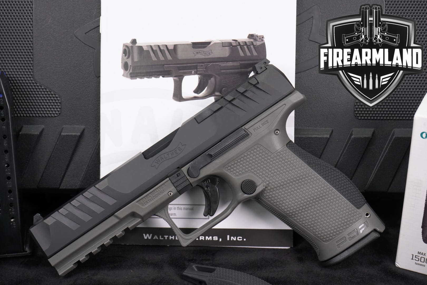 Walther PDP Two Tone Full Size 5 in 9mm Luger Two-Tone Tungsten Grey in Excellent Condition Thumbnail