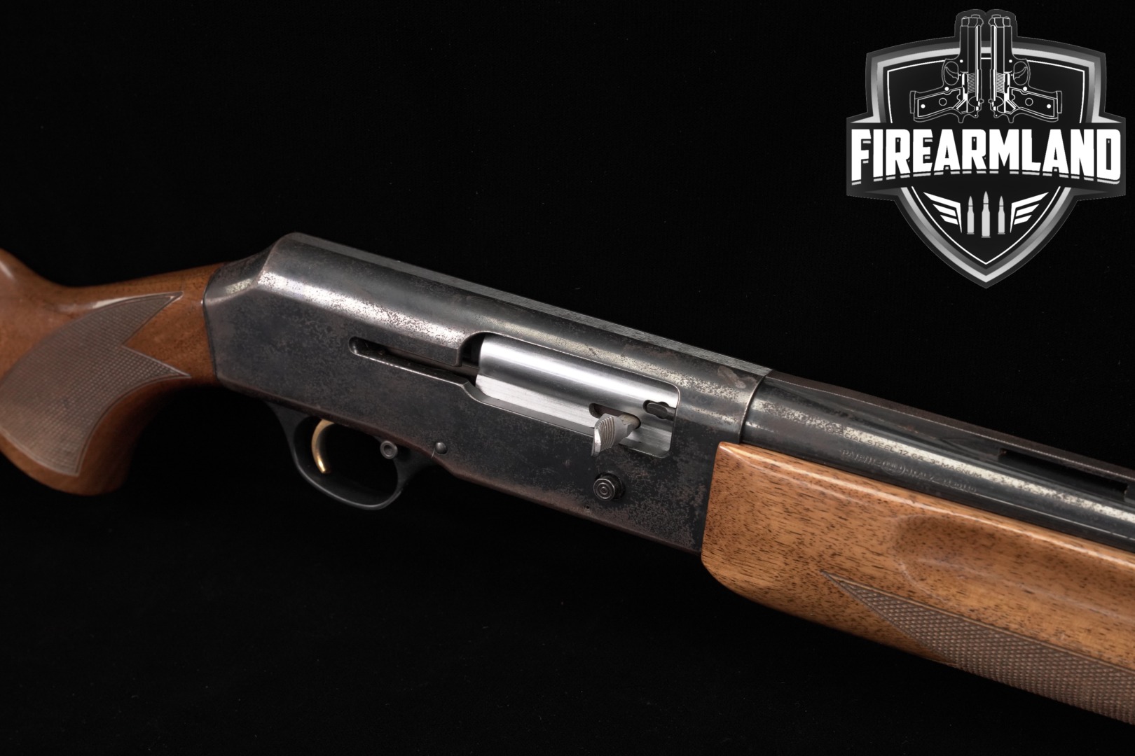 Browning B-80 Magnum 12 Gauge Blued & Walnut in Fair Condition Thumbnail