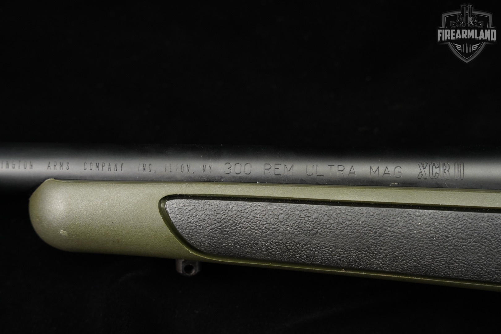 Remington Model 700 XCR II 300 Rem Ultra Magnum 26" Black & OD Green M700-img-16