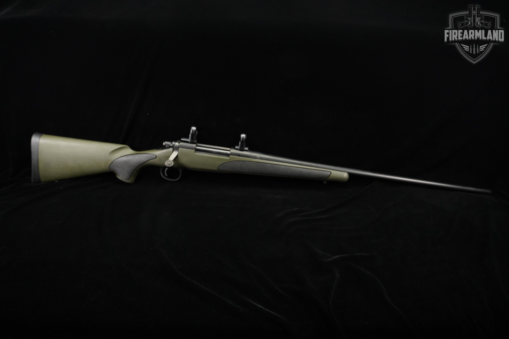 Remington Model 700 XCR II 300 Rem Ultra Magnum 26" Black & OD Green M700-img-3