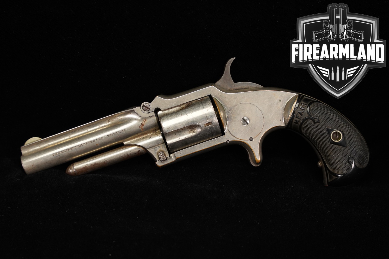 J. M. Marlin No. 32 Standard 1875 .32 Rimfire Nickel in Poor Condition Thumbnail