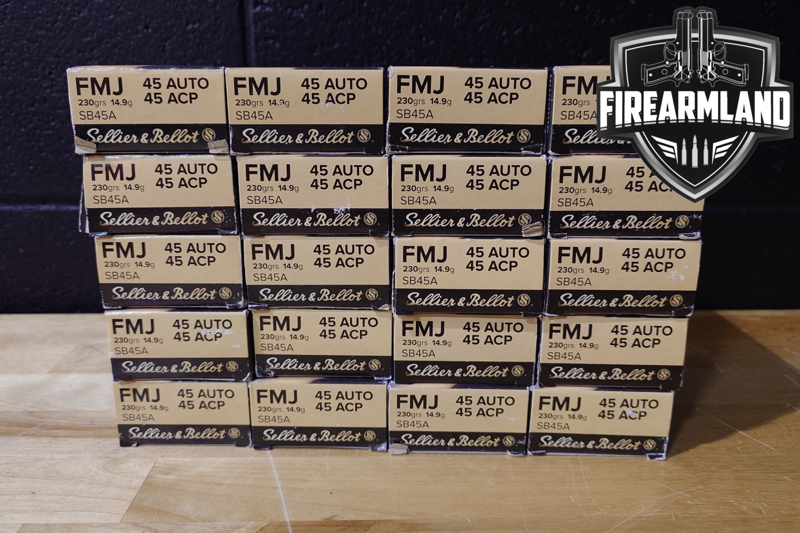 Sellier & Bellot 45 ACP Ammo .45 ACP in New - Old Stock Condition Thumbnail