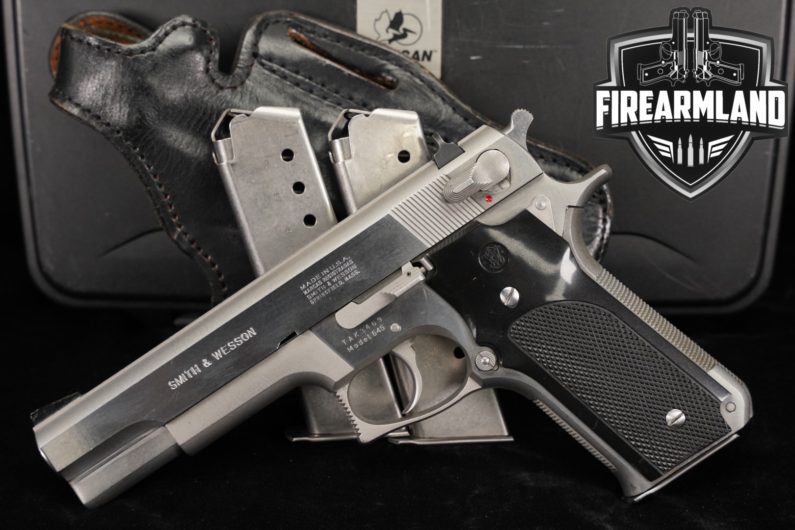 MIAMI VICE Smith & Wesson Model 645 2nd Gen S&W 45 ACP Stainless +3 MAGS