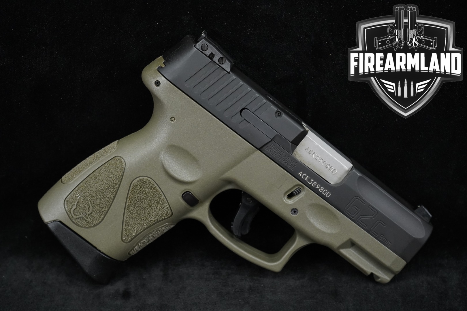 Taurus G2c 9mm Luger Two-Tone OD Green in Good Condition Thumbnail