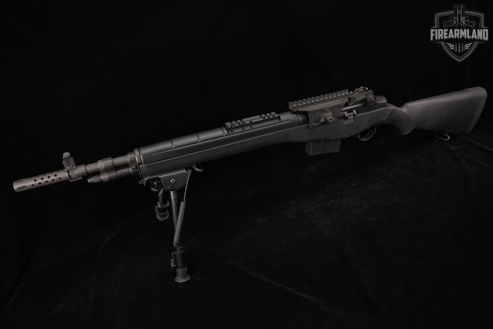2009 Springfield Armory M1A Scout Squad 308 Winchester 18" M1-A M14 +BIPOD-img-2
