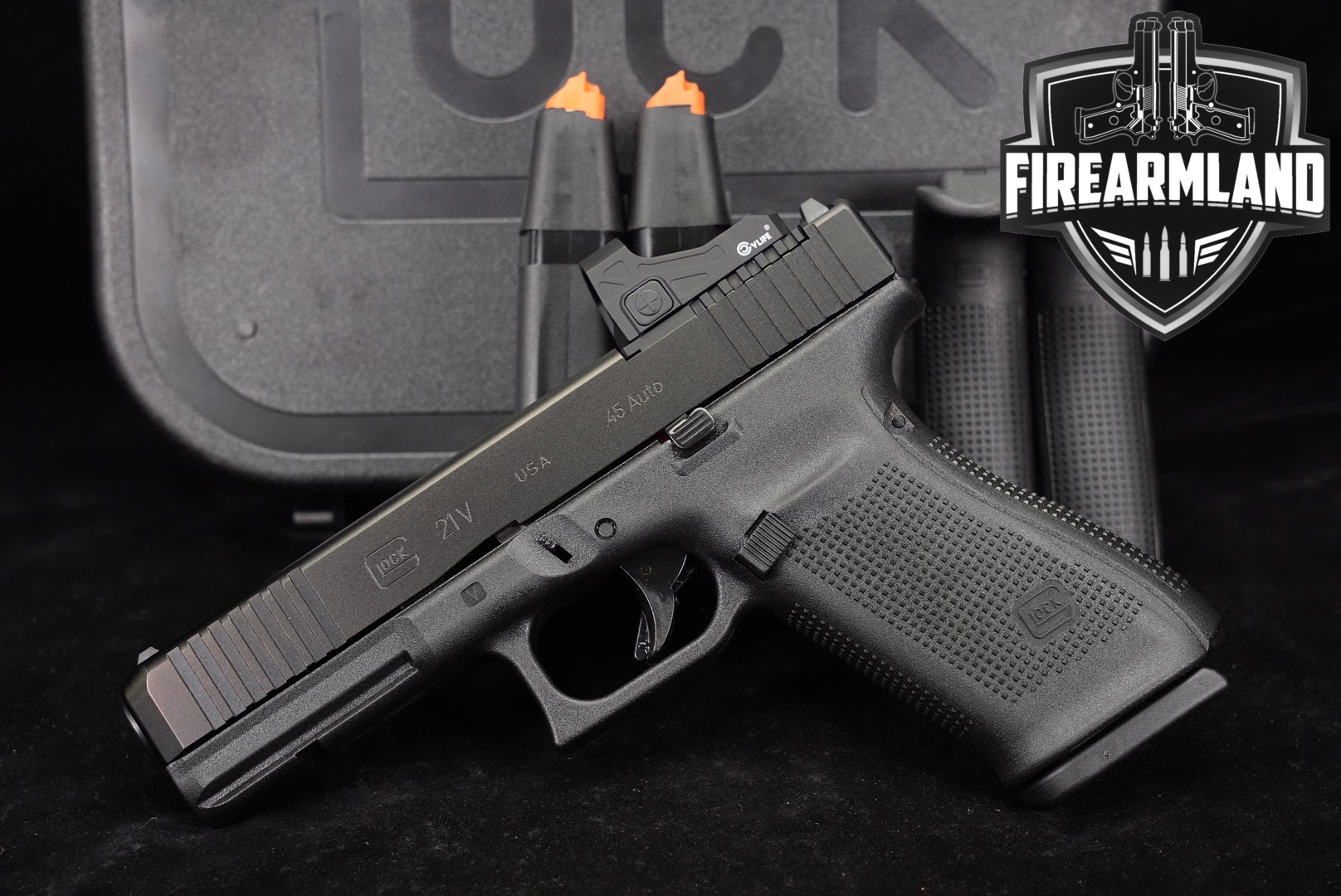 Glock 21 Gen5 V MOS G21 Gen 5 45 ACP 4.61" +3 MAGS, ORIG CASE, VLIFE OPTICS-img-0