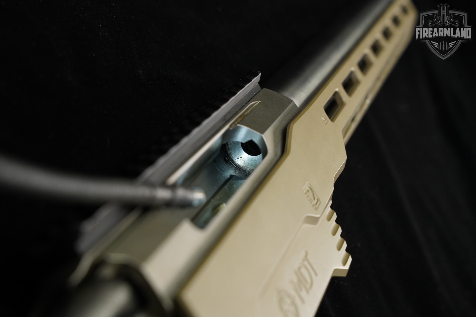 Tikka T3x 223 Rem 24" Stainless & FDE BARTLEIN HEAVY BARREL +2 MAGS-img-20