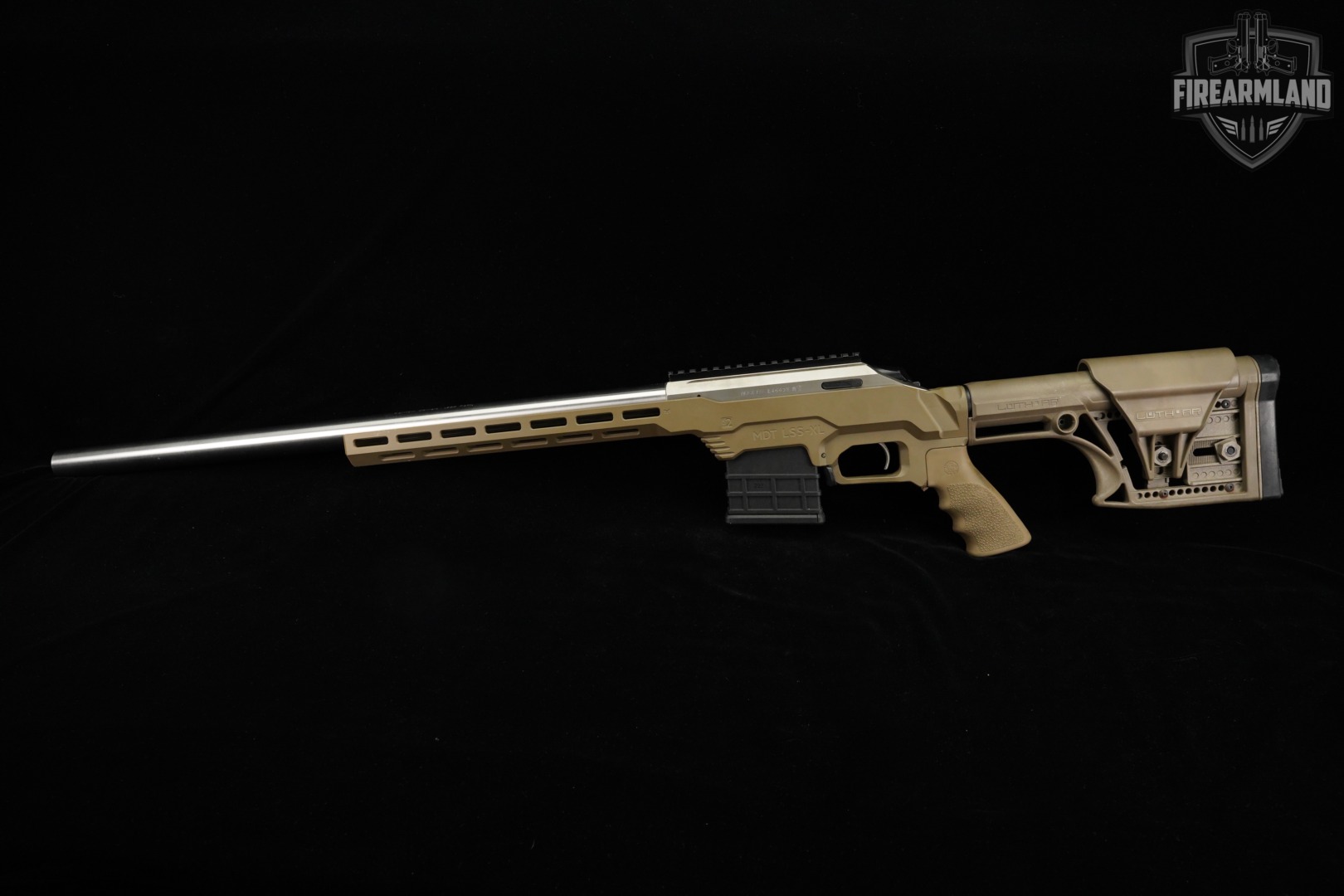 Tikka T3x 223 Rem 24" Stainless & FDE BARTLEIN HEAVY BARREL +2 MAGS-img-6