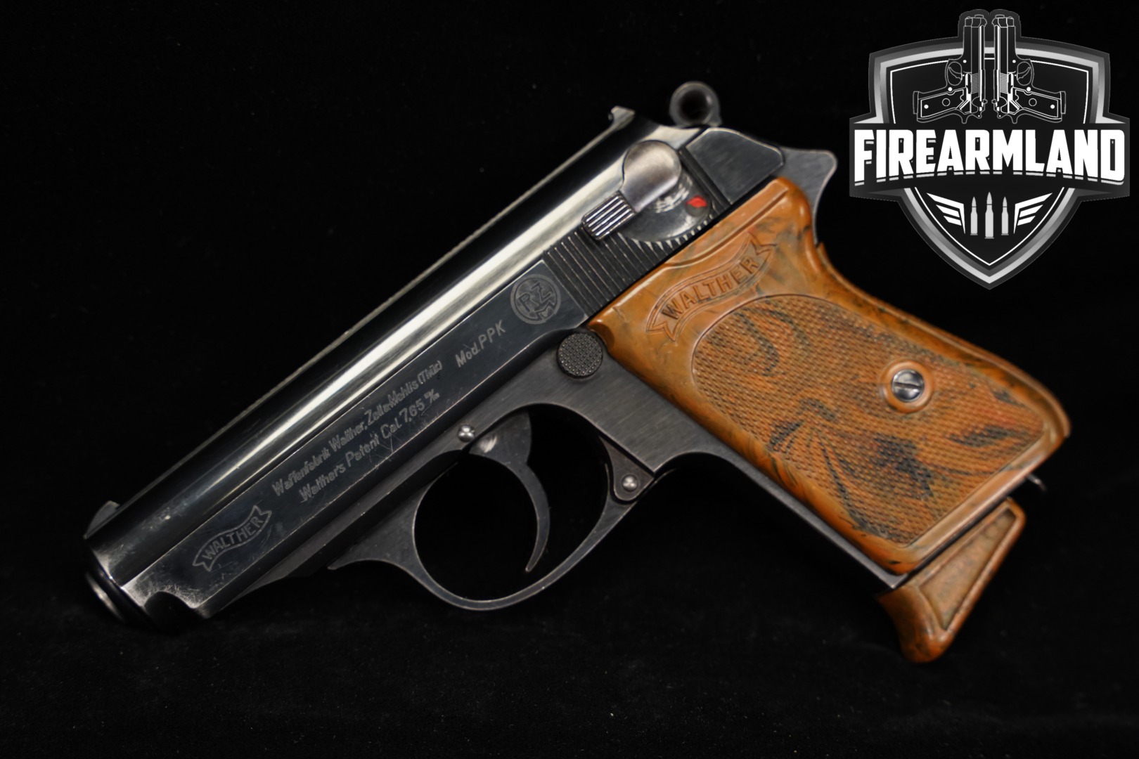 1934-1936 Walther Mod. PPK RZM .32 ACP Blued in Good Condition Thumbnail