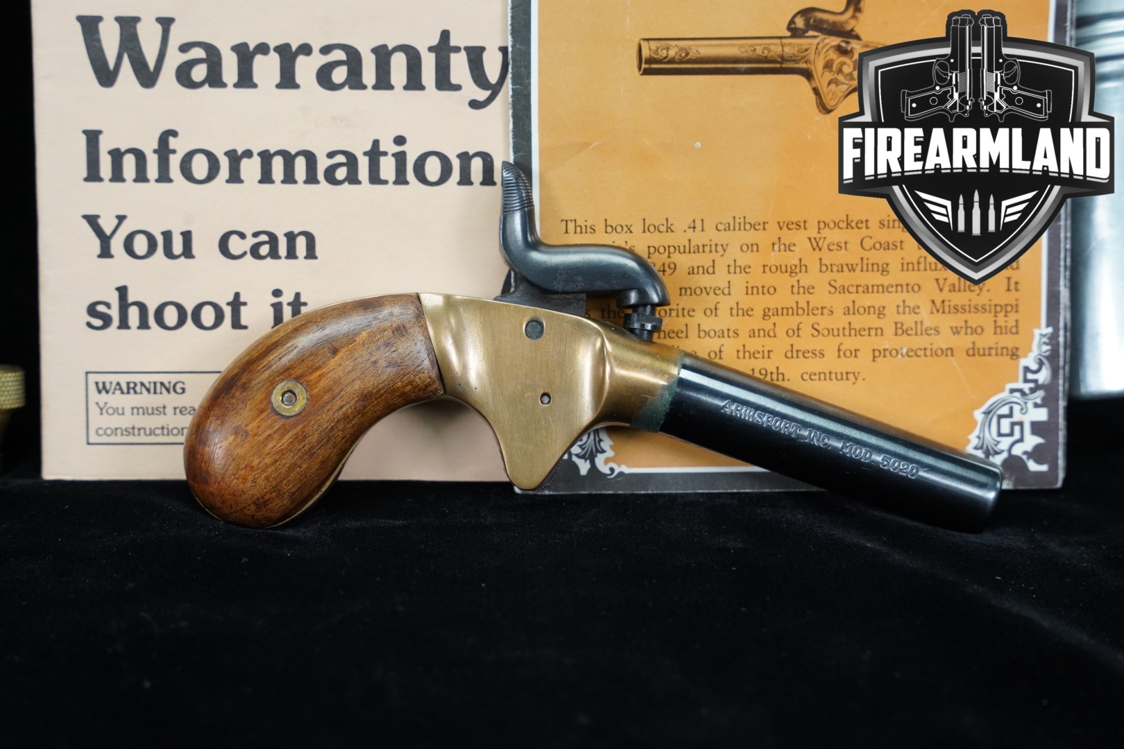 Armsport Inc. MOD. 5020 .41 Blued & Brass in Fair Condition Thumbnail