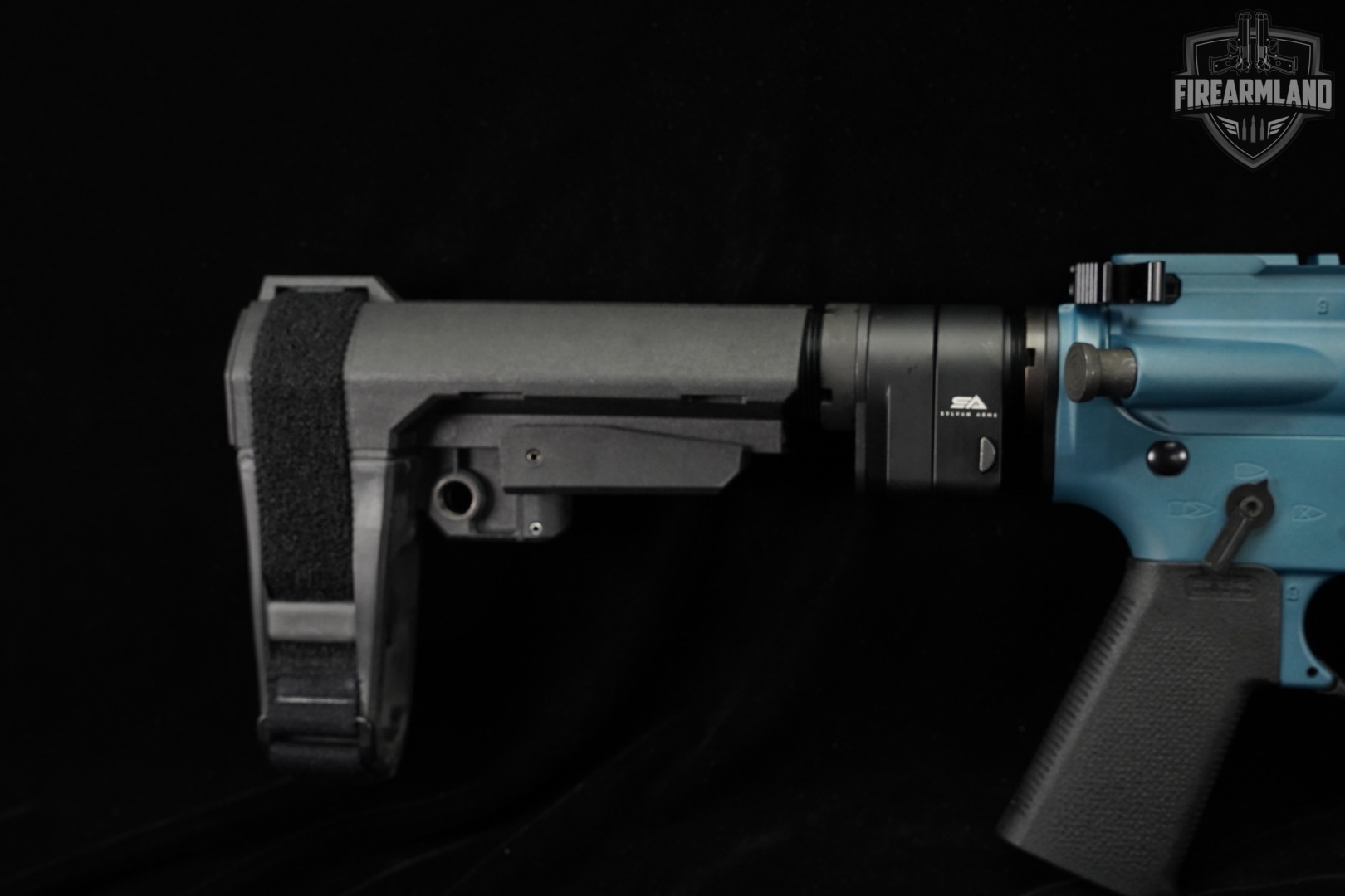Brigade Manufacturing BM-F-9 9mm AR9 Blue & Teal BMF9 F9 AR +2 MAGS-img-3