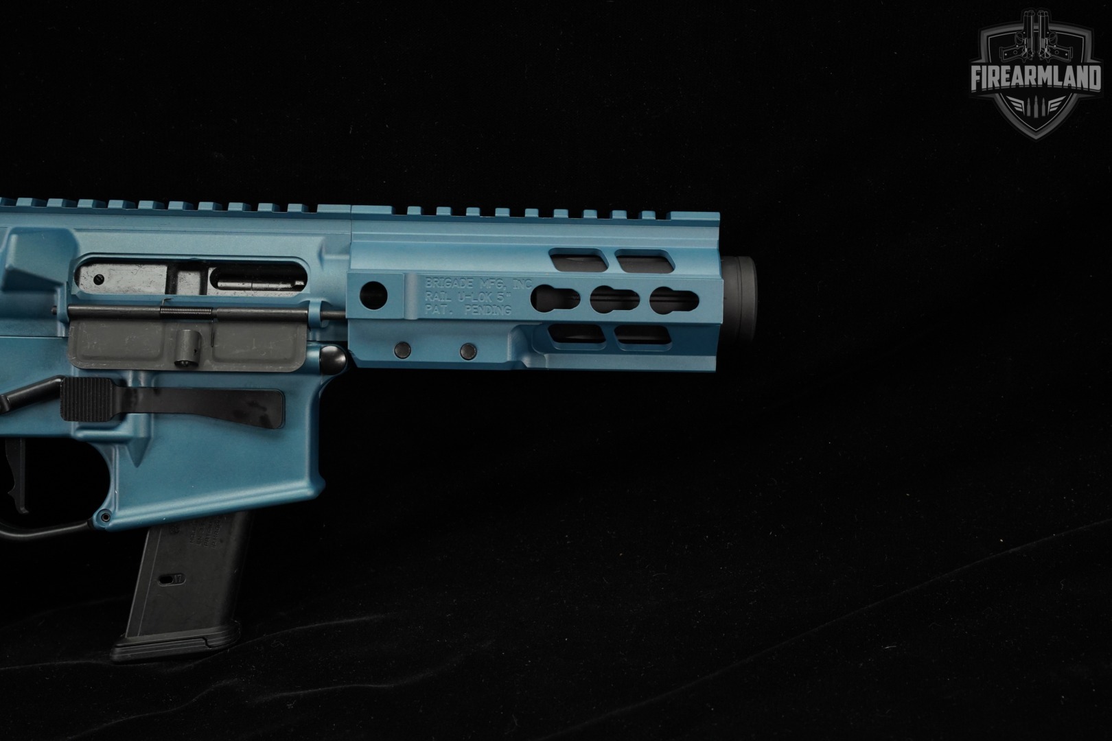 Brigade Manufacturing BM-F-9 9mm AR9 Blue & Teal BMF9 F9 AR +2 MAGS-img-4