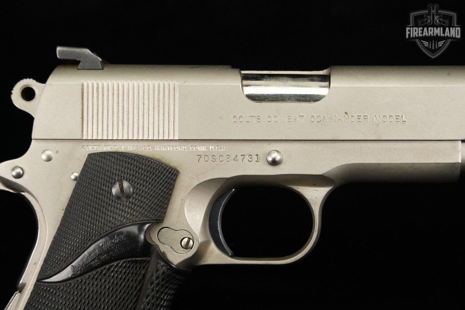 1982 Colt Combat Commander Pre-Series 80 45 ACP 1911 4.25" Nickel-img-13