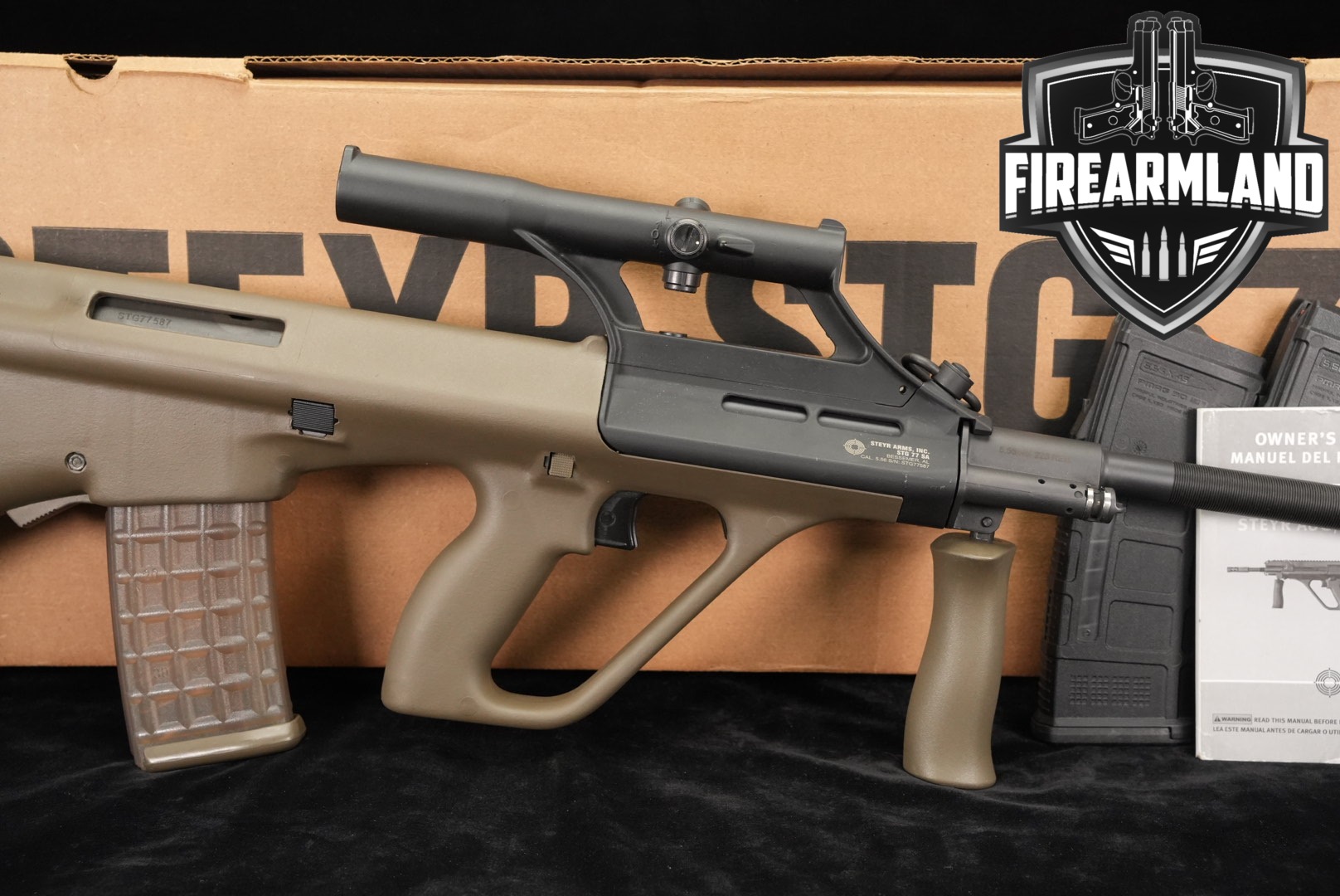 COMMEMORATIVE Steyr Arms STG 77 SA 40TH ANNIVERSARY 5.56 AUG BULLPUP +SCOPE-img-0