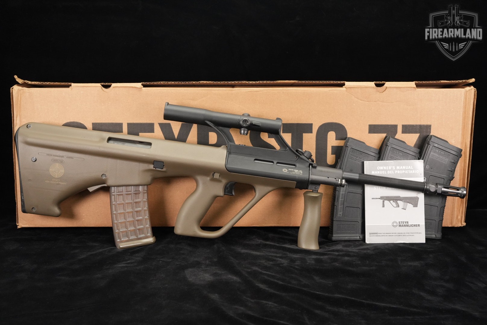 COMMEMORATIVE Steyr Arms STG 77 SA 40TH ANNIVERSARY 5.56 AUG BULLPUP +SCOPE-img-2