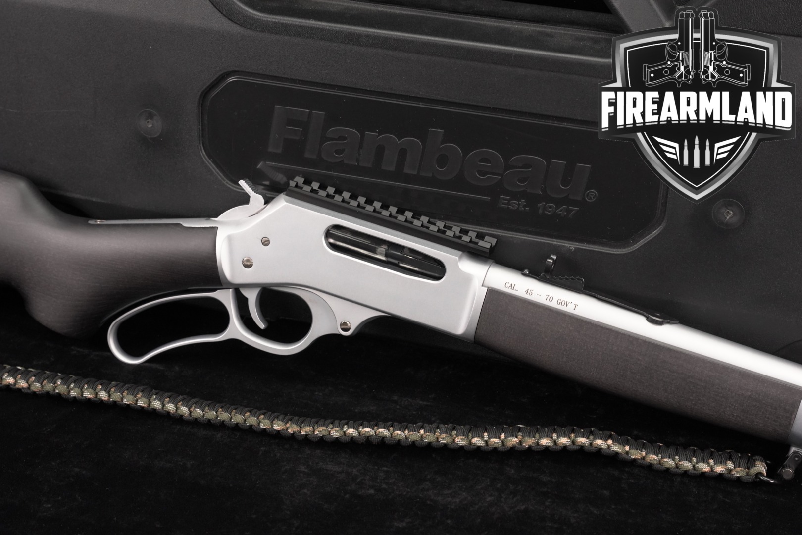 Henry Model H010AW All-Weather 45-70 Satin Hard Chrome & Black Wood H010-AW-img-0
