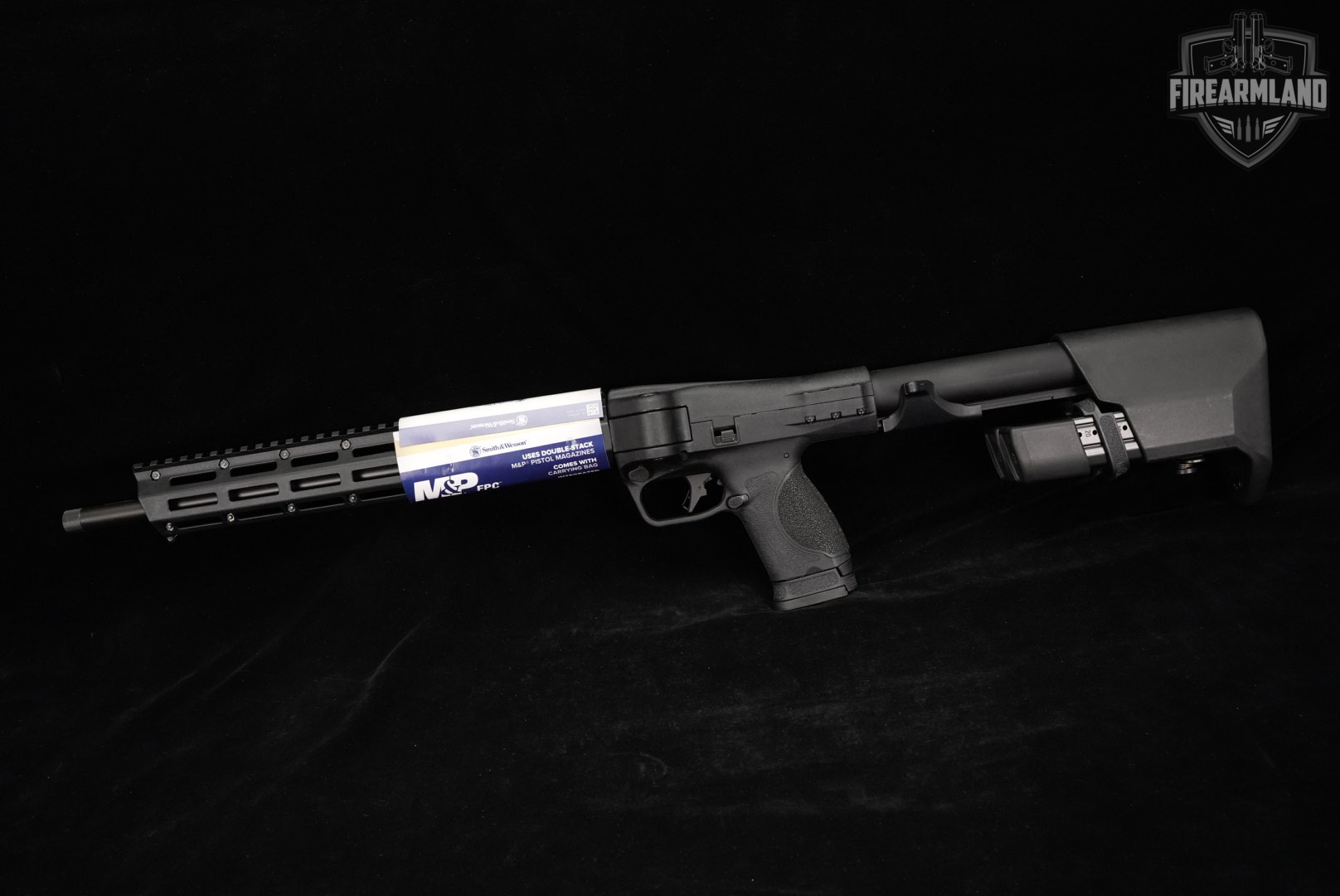LIKE-NEW Smith & Wesson M&P FPC S&W 9mm 16.25" THREADED +3 MAGS-img-2