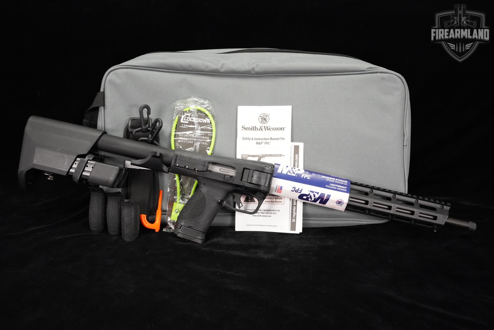 LIKE-NEW Smith & Wesson M&P FPC S&W 9mm 16.25" THREADED +3 MAGS-img-3