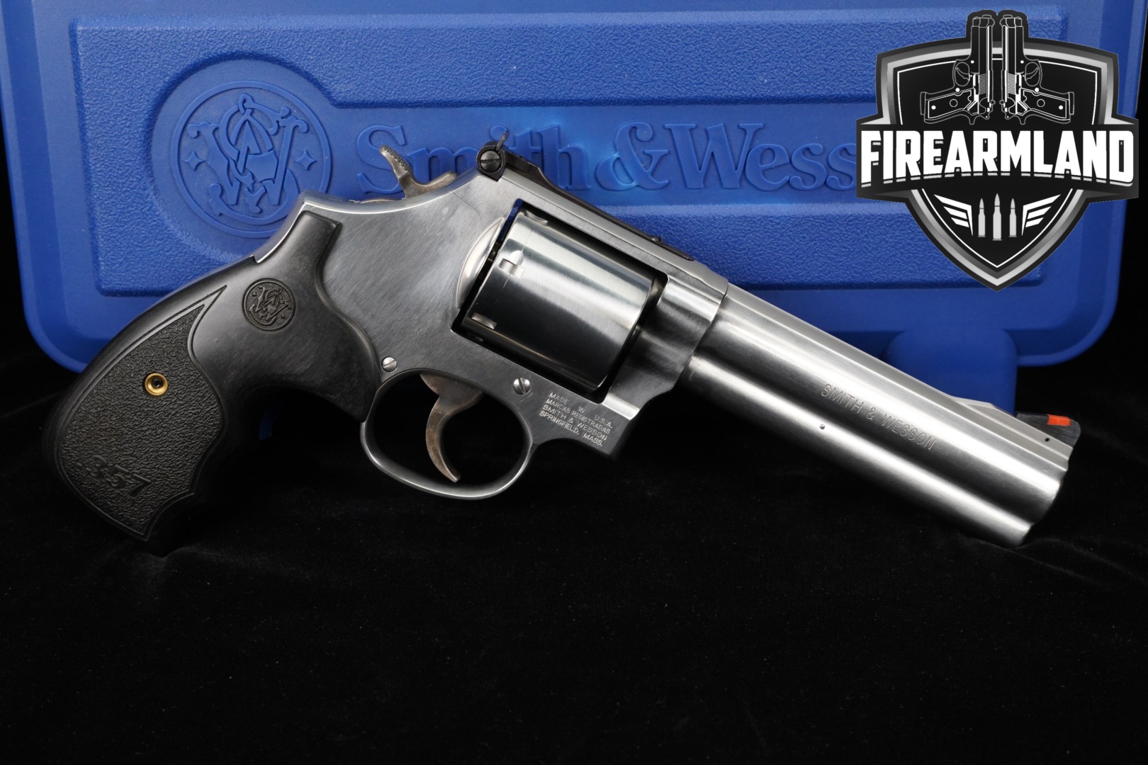 Smith & Wesson Model 686-6 Plus S&W 357 Magnum Satin Stainless +ORIG CASE-img-0