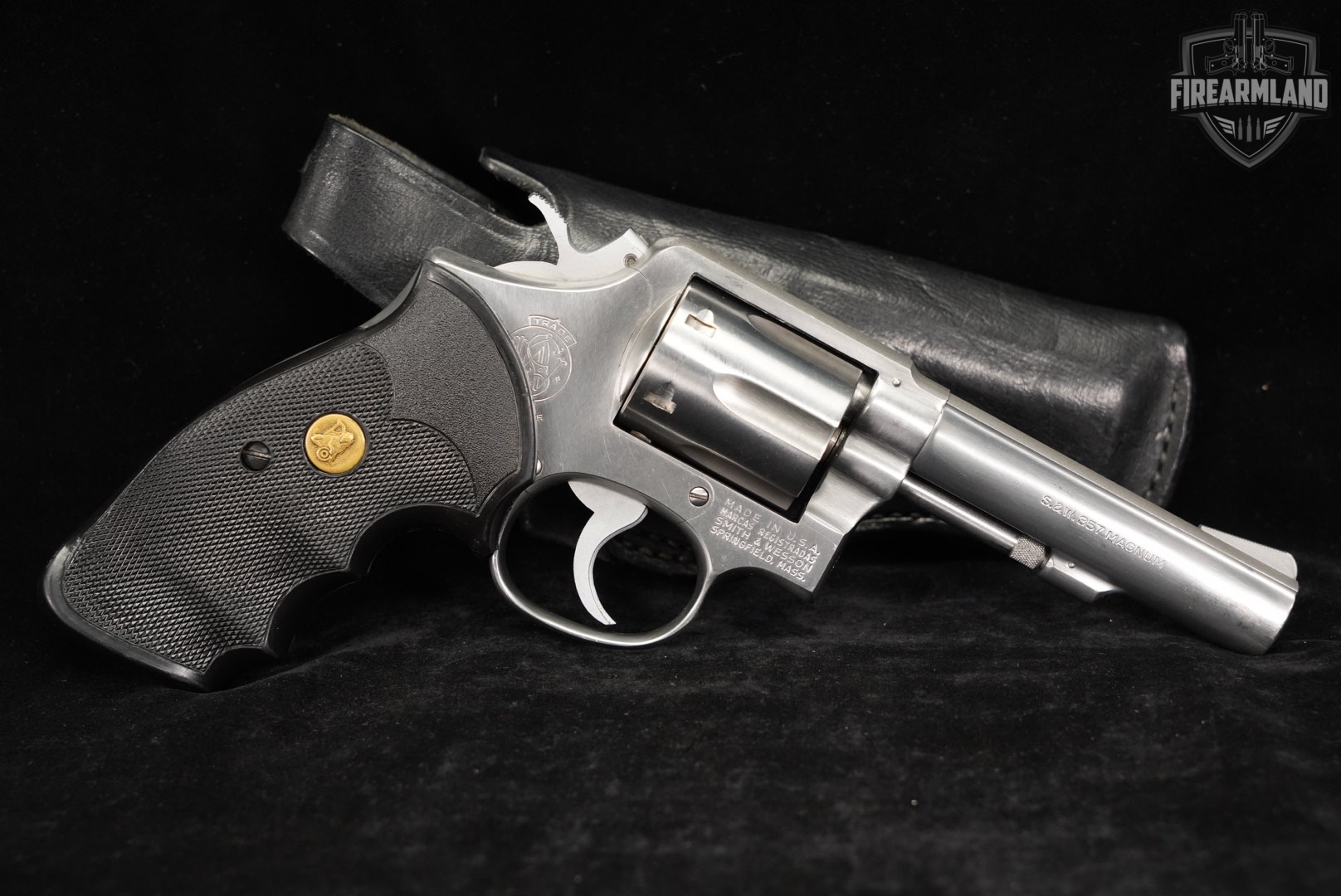 Smith & Wesson Model 65-2 S&W 357 Magnum 4" Satin Stainless +HOLSTER-img-2