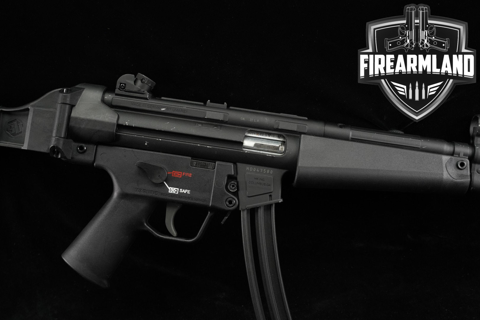 Umarex MP5 .22 Pistol .22 LR Black in Good Condition Thumbnail