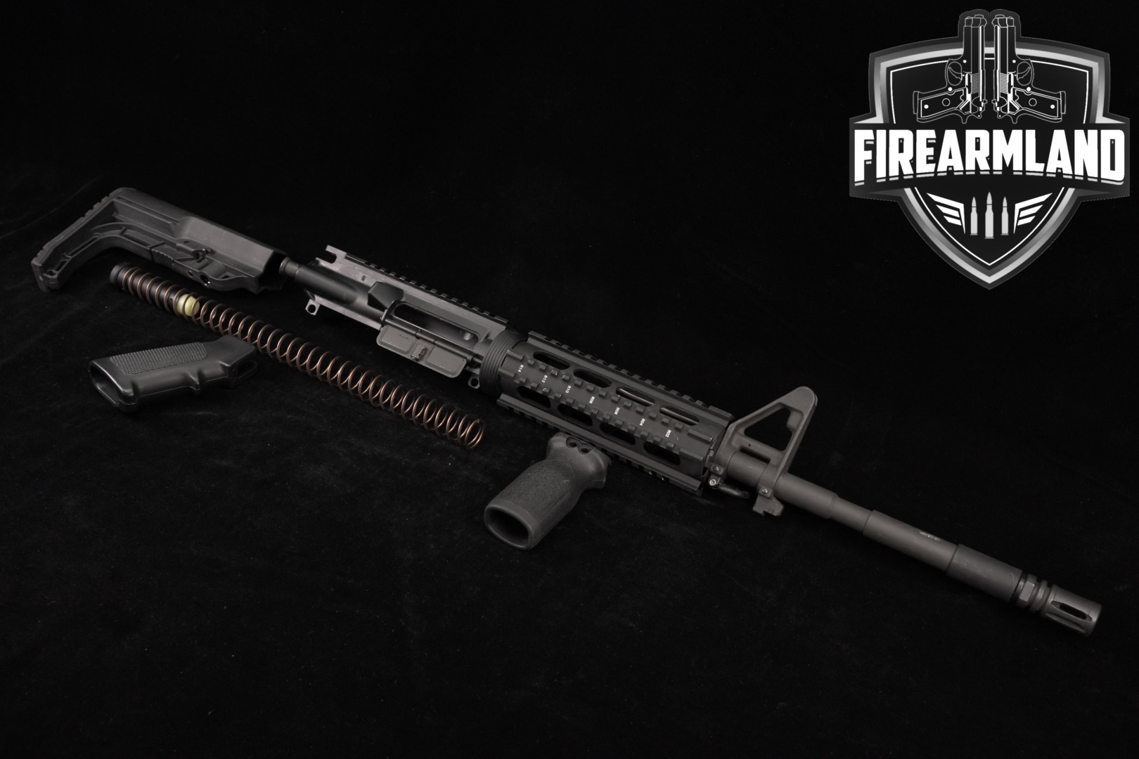AR-15 Quad Rail Upper Receiver Assembly 5.56mm NATO 16" AR15-img-0