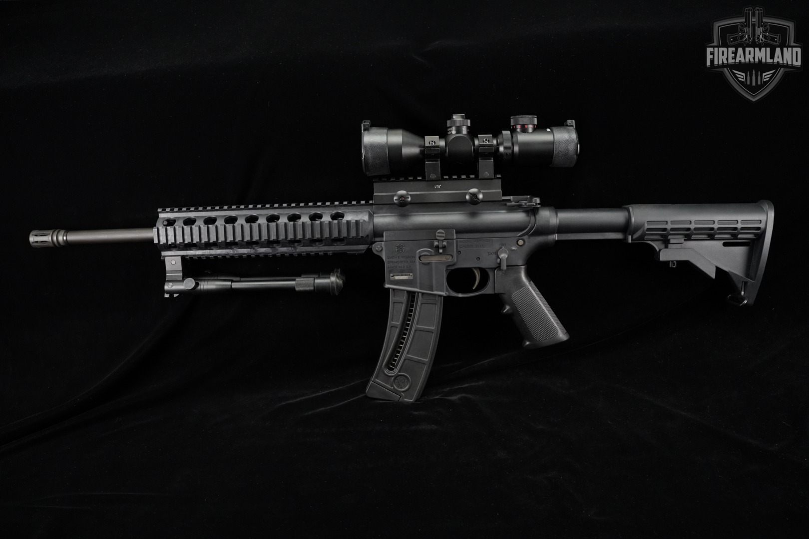 Smith & Wesson M&P15-22 S&W 22LR AR-15 AR15 16.5" M&P +4 MAGS, BIPOD, SCOPE-img-6