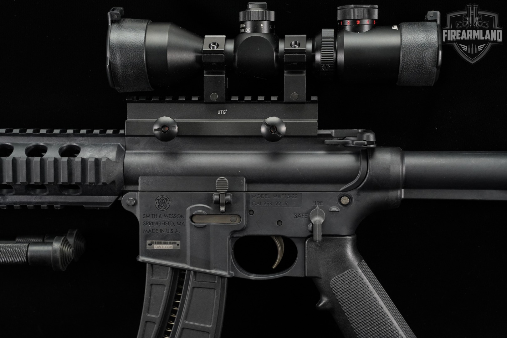 Smith & Wesson M&P15-22 S&W 22LR AR-15 AR15 16.5" M&P +4 MAGS, BIPOD, SCOPE-img-8