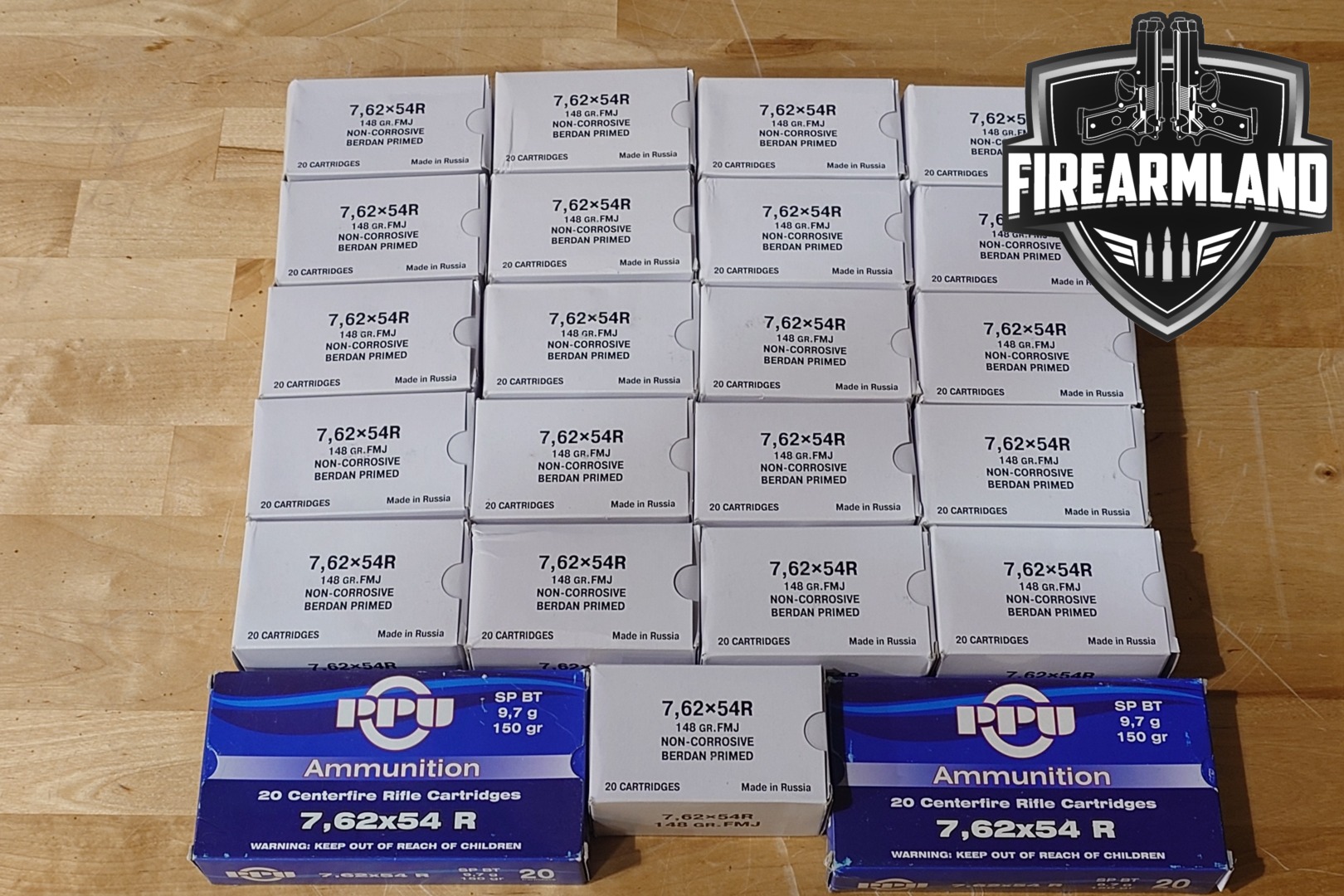 Surplus 7.62x54R Ammo 7.62x54R in New - Old Stock Condition Thumbnail