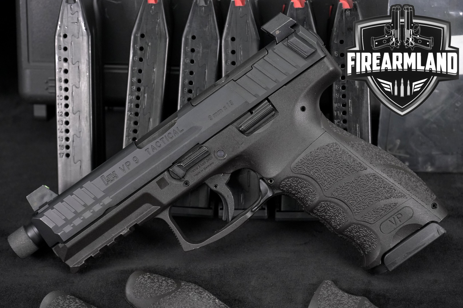 Heckler & Koch (H&K, HK) VP9 Tactical OR 9mm Luger Black in Very Good Condition Thumbnail