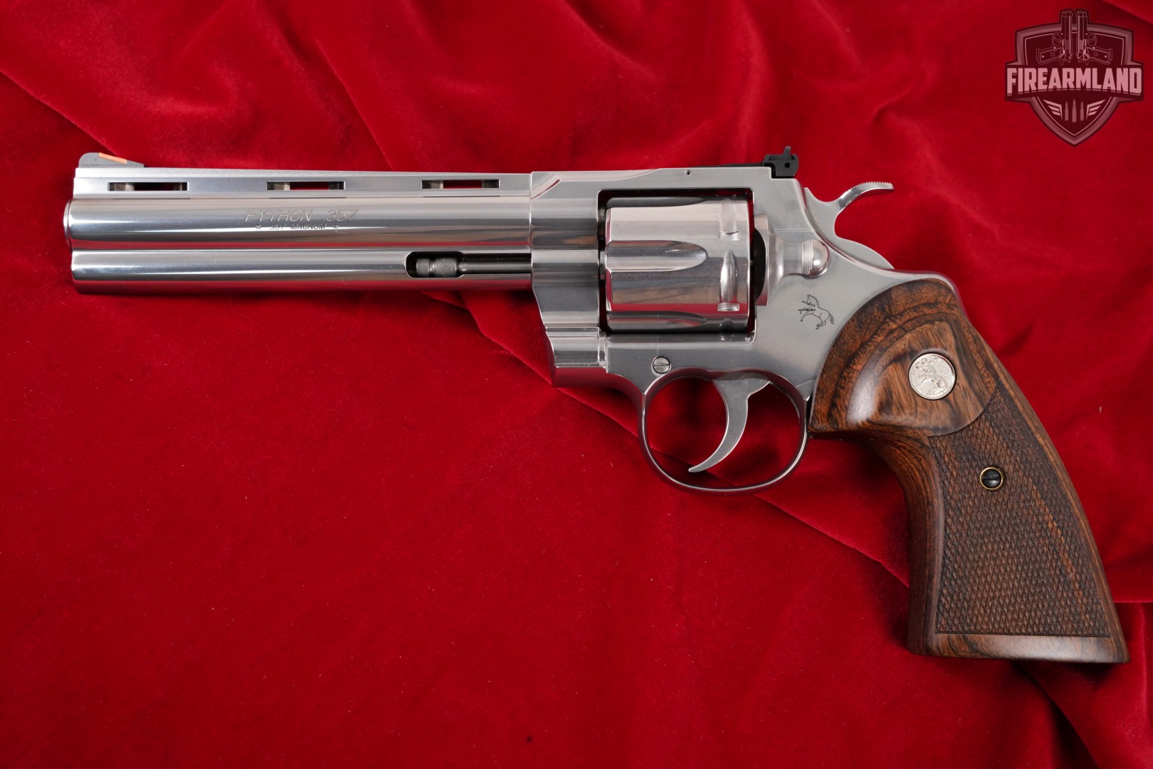 DESIRED Colt Python 357 Magnum 6" Stainless +ORIG CASE-img-3