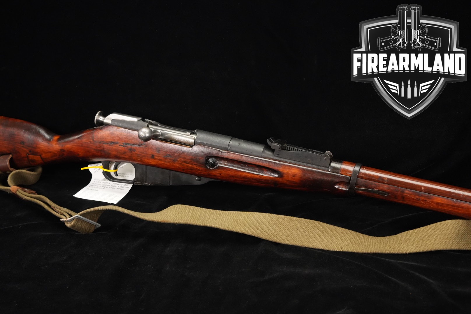 1943 Izhmash Mosin-Nagant Model 91/30 Round Receiver 7.62x54R Blued & Hardwood in Good Condition Thumbnail