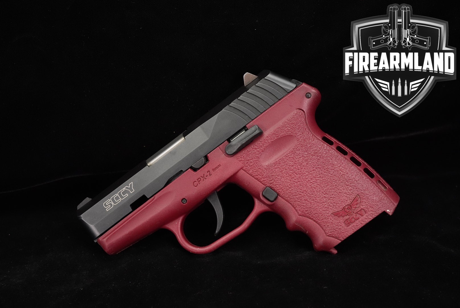 SCCY Industries CPX-2 9mm 3.1" Two-Tone Black & Red CPX2-img-0