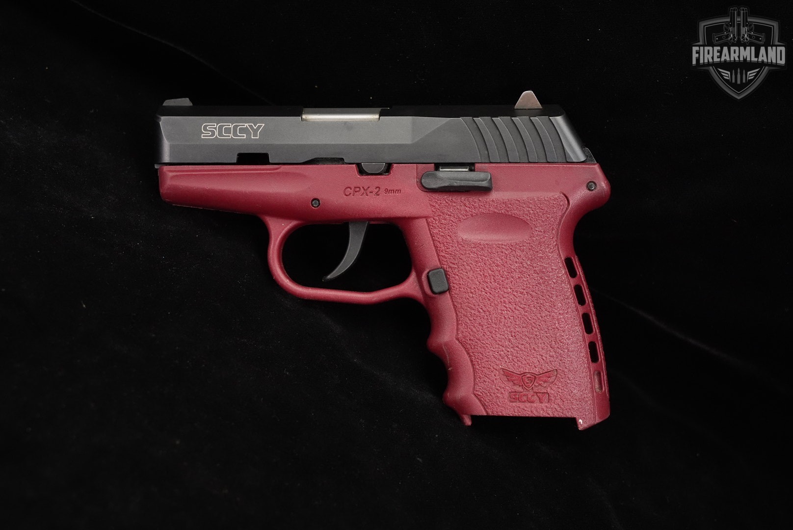 SCCY Industries CPX-2 9mm 3.1" Two-Tone Black & Red CPX2-img-3