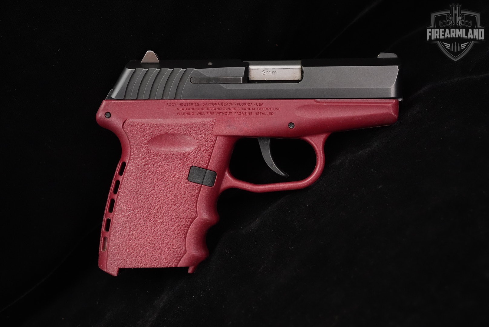 SCCY Industries CPX-2 9mm 3.1" Two-Tone Black & Red CPX2-img-4
