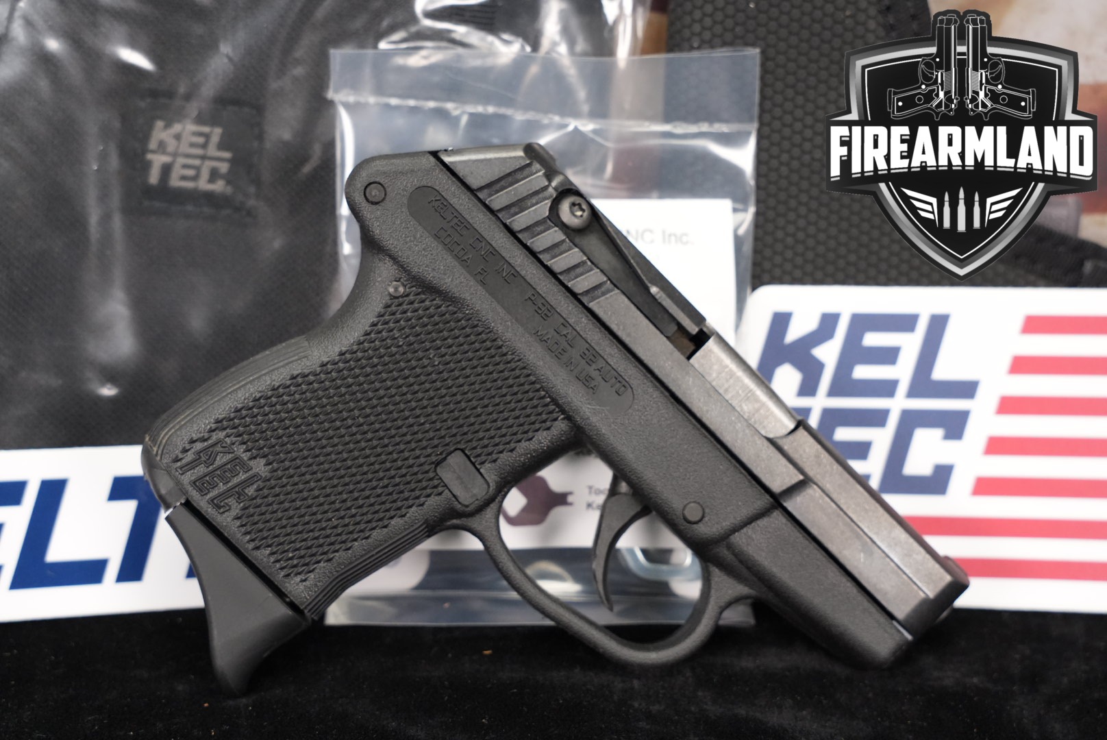 Kel-Tec P-32 32ACP 2.7 Blued KelTec P32 +ORIG CASE & HOLSTER-img-0