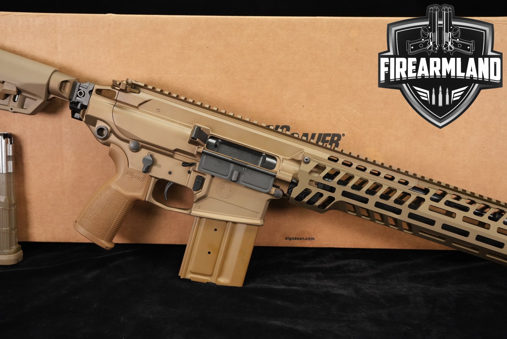 Sig Sauer MCX-SPEAR 277SIG FURY 16" Coyote Tan +3 MAGS & ORIG BOX-img-0