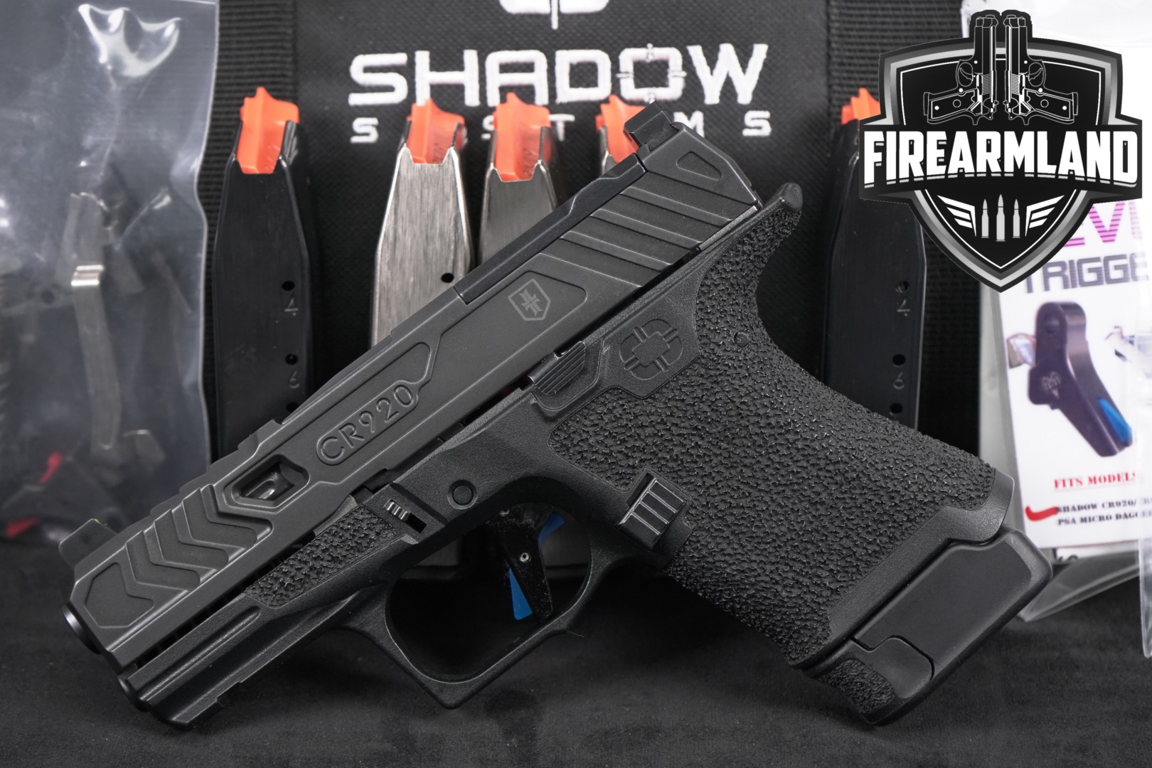 Shadow Systems CR920 War Poet 9mm Luger Black in Very Good Condition Thumbnail