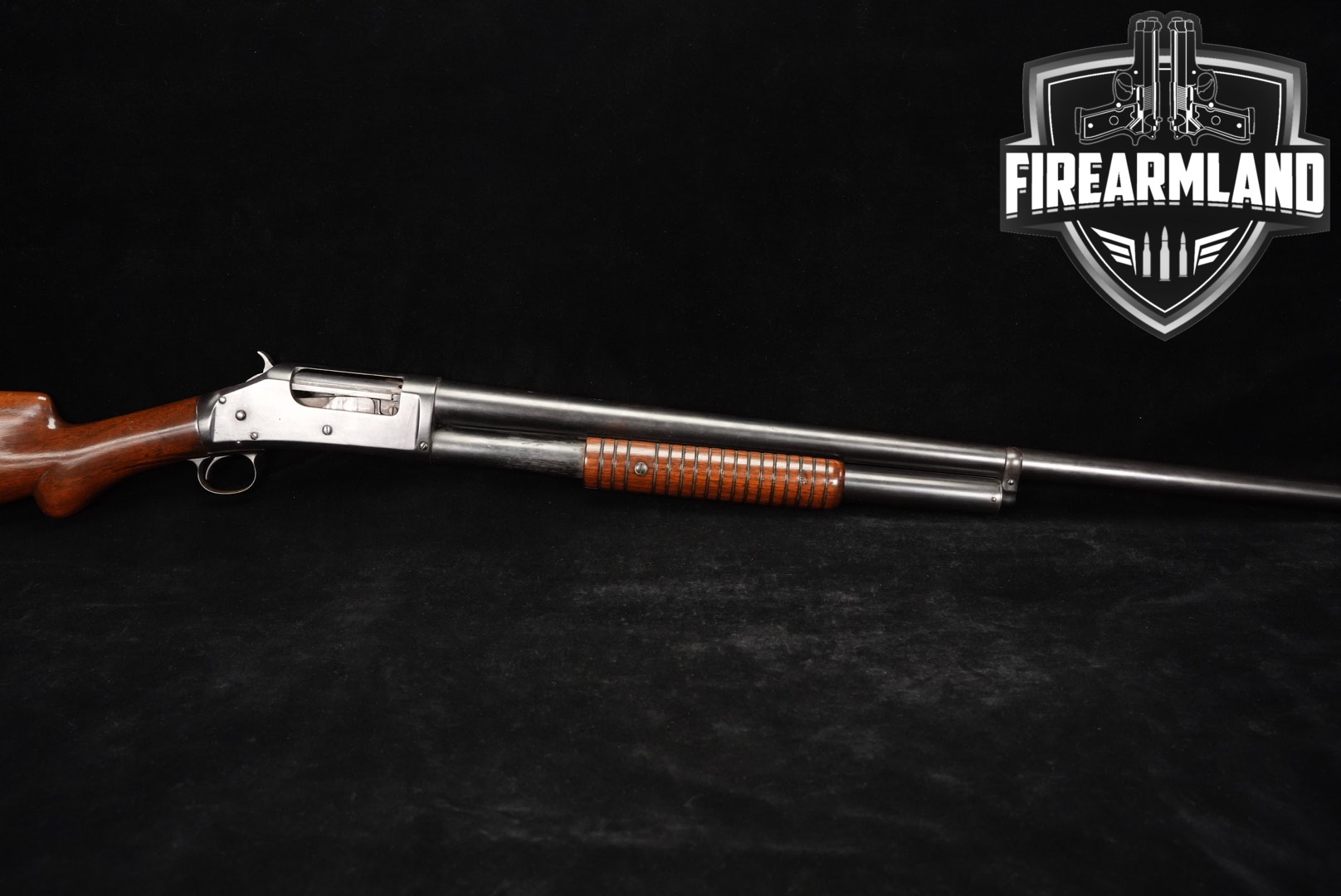 1899 Winchester Model 1897 12-Gauge 32" Blued & Walnut M1897 M97 SLAM-FIRE-img-0