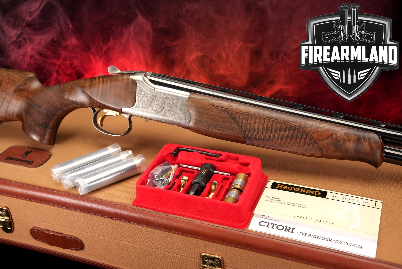 Browning Citori 525 Sporting 12 Gauge Silver Nitride & Walnut in Like-New Condition Thumbnail