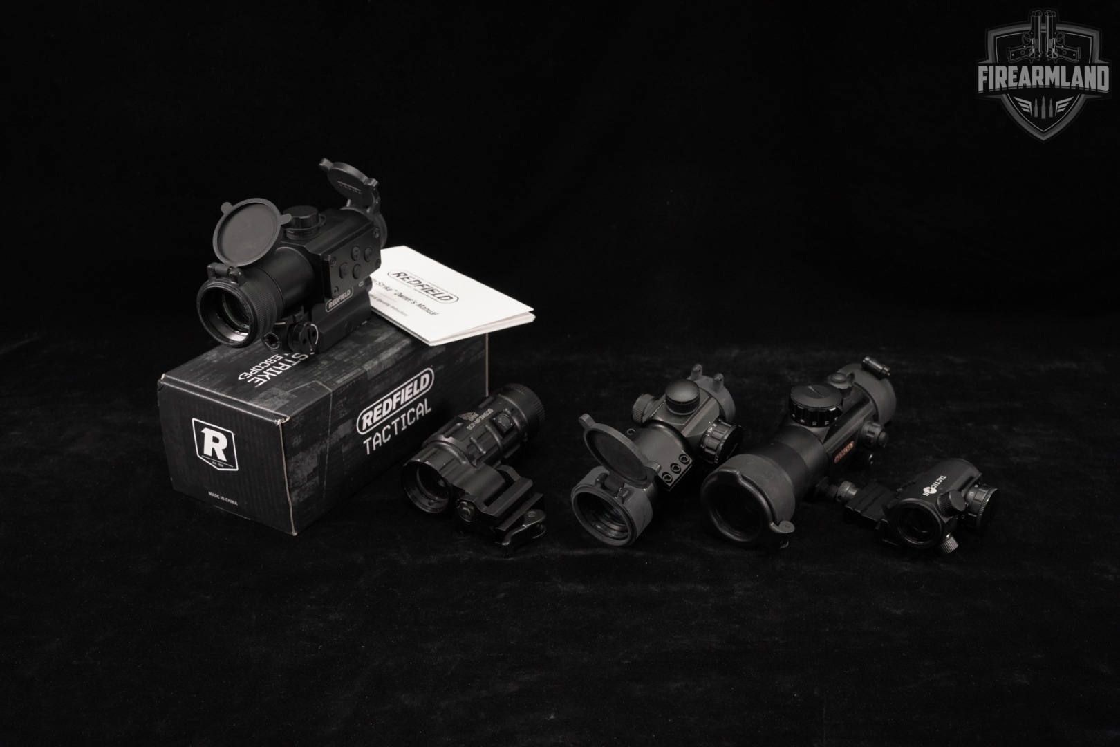 FOUR RED DOT SIGHT LOT 4 Pack Tacvector Tacticon TruGlo Redfield UTG RDS-img-2