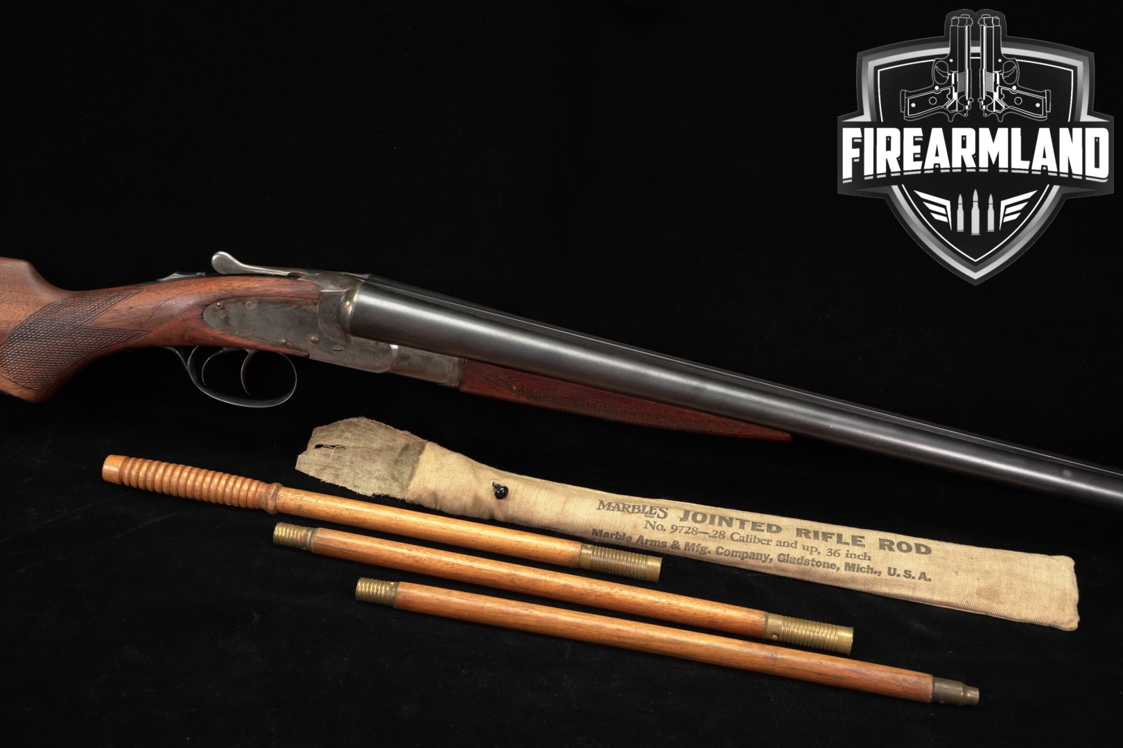 Hunter Arms Company L.C. Smith Field Grade Featherweight Ejector (FWE) 12 Gauge Blued & Walnut in Fair Condition Thumbnail