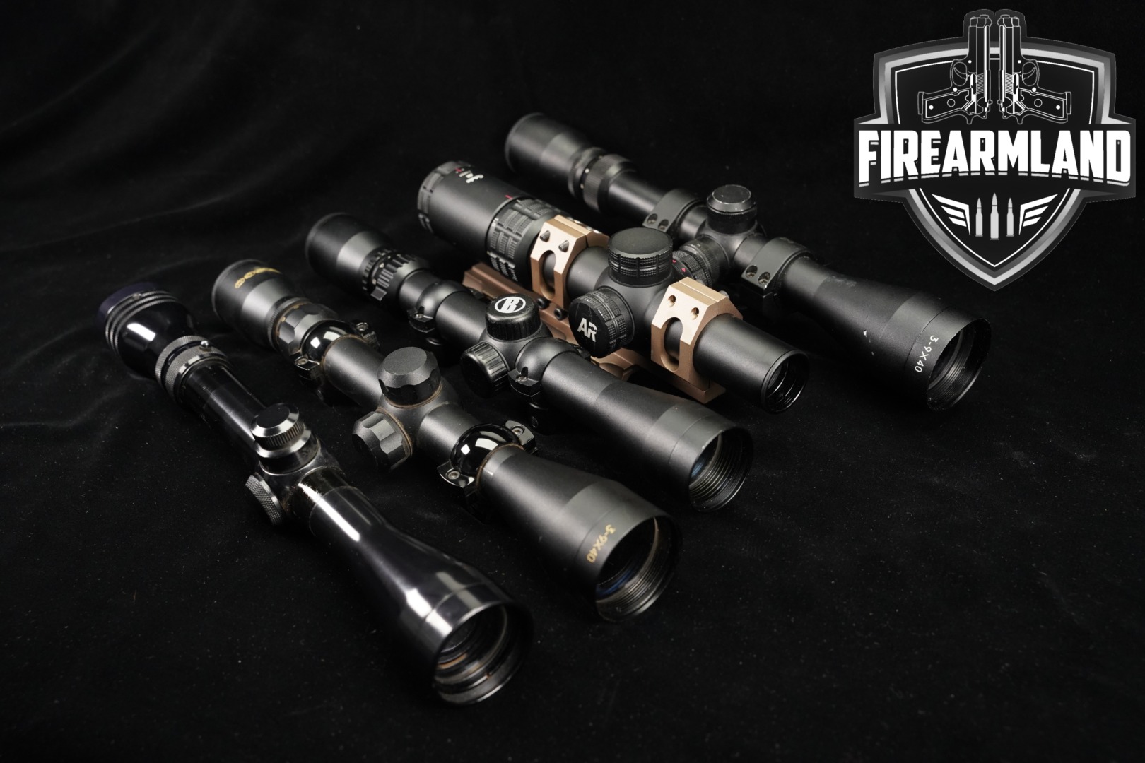 FIVE Scope Lot 5 Pack Tasco Cabela's Bushnell Redfield Scopes Riflescope-img-0