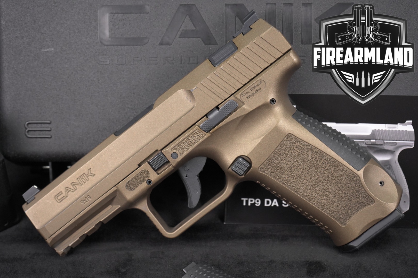 Canik TP9DA 9mm Luger FDE in Excellent Condition Thumbnail