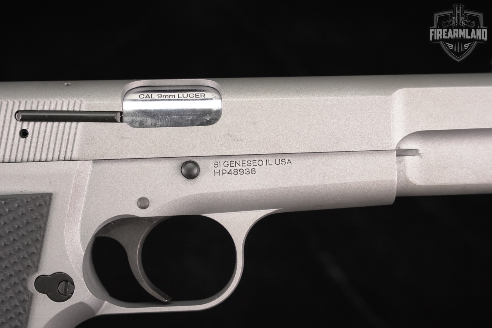 Springfield Armory SA-35 Tactical Gray 9mm SA35 Hi-Power +4 MAGS, ORIG CASE-img-13