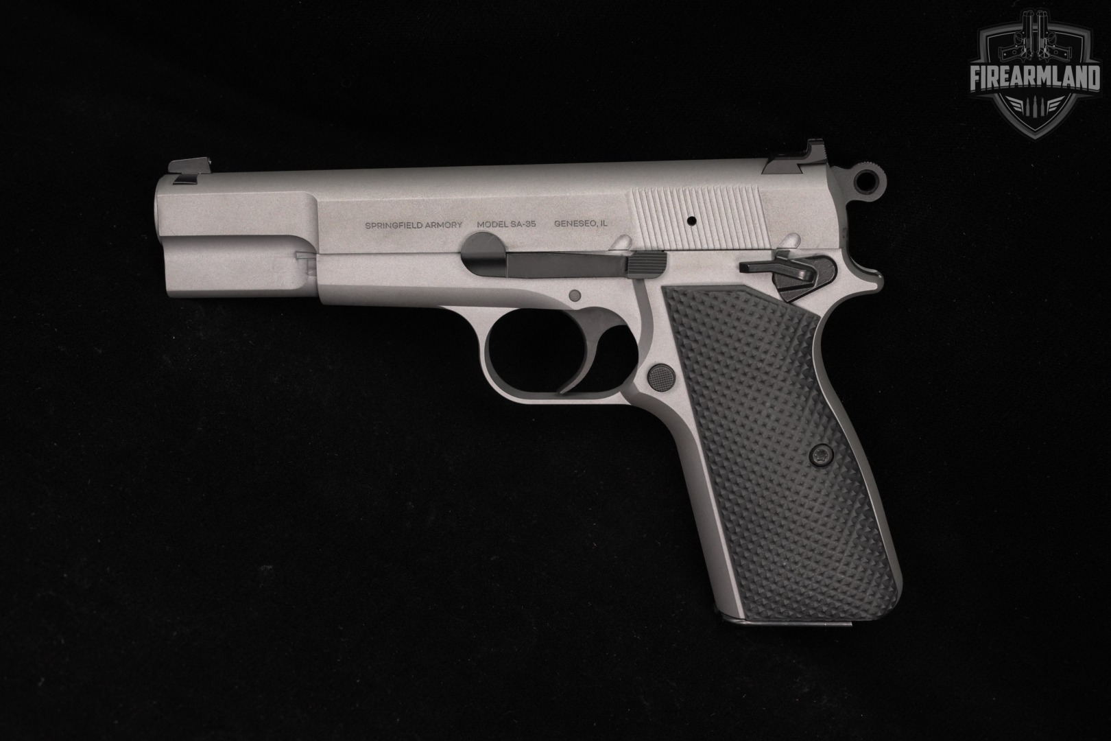 Springfield Armory SA-35 Tactical Gray 9mm SA35 Hi-Power +4 MAGS, ORIG CASE-img-3