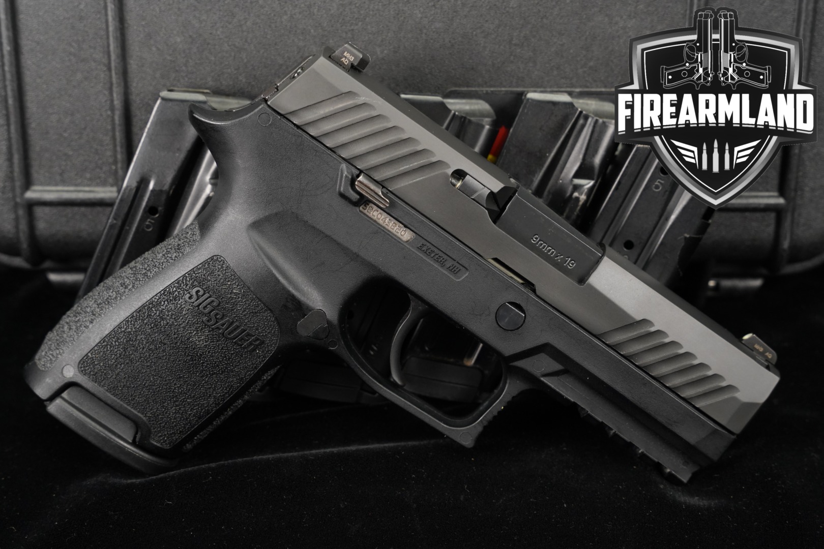Sig Sauer P320 Compact 9mm 3.9" P-320 +6 MAGS & ORIG CASE-img-0